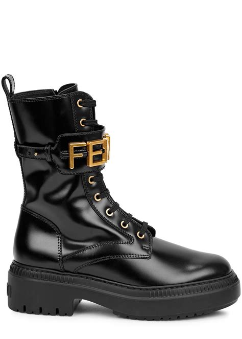 fendi leather combat boots.